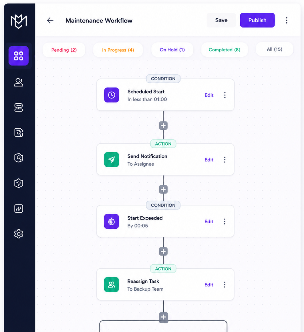 MIMS service management software mobile app